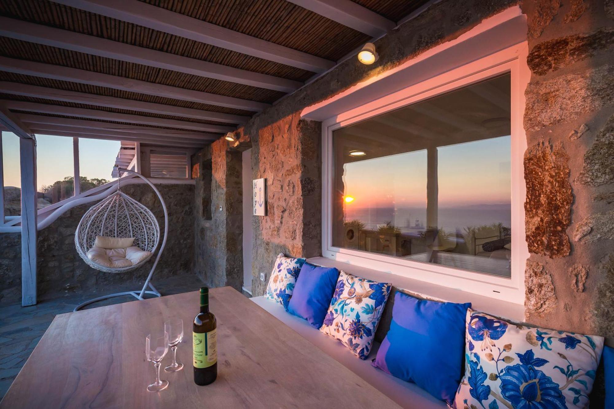 Ferienwohnung Sugar Blue Mykonos Town Exterior foto